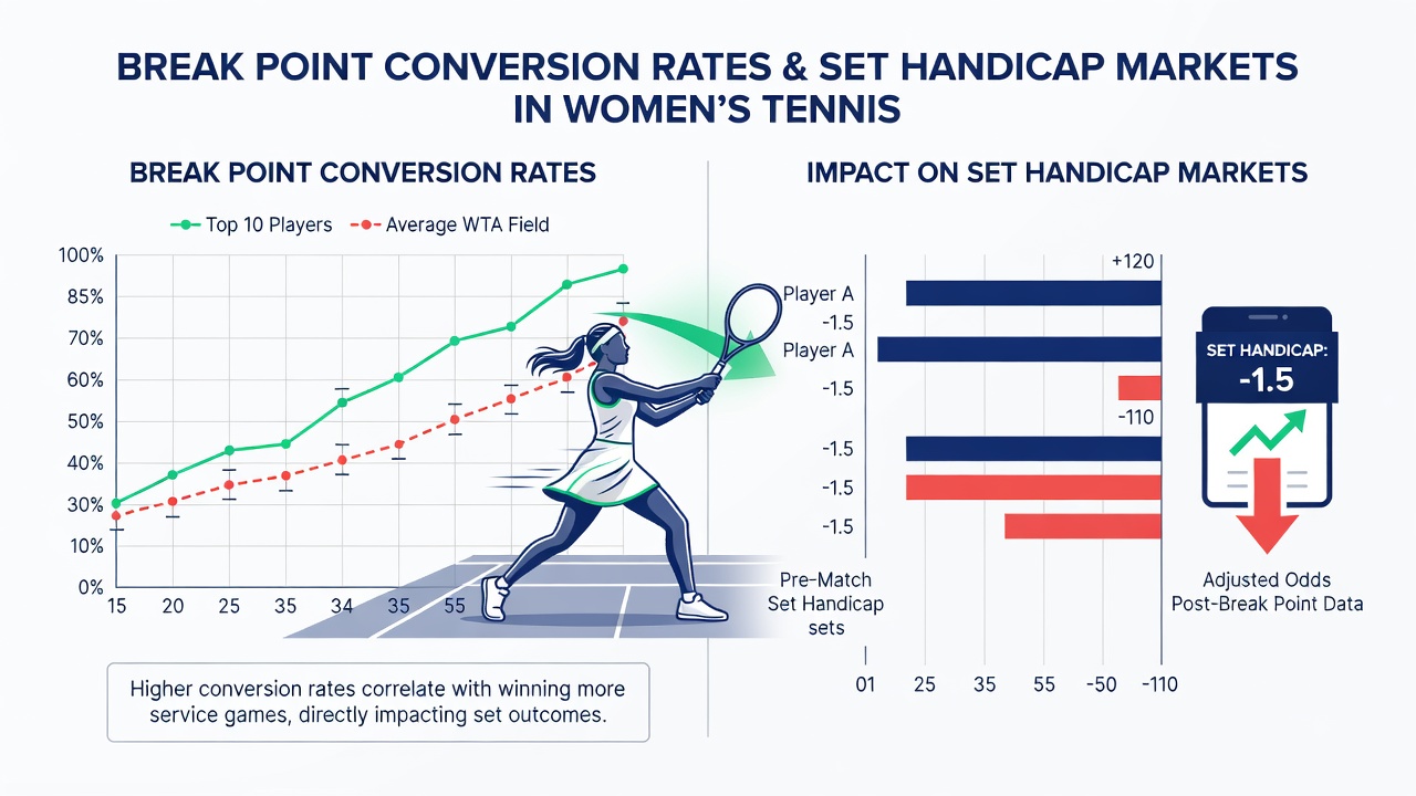 Analyse von Breakpoint-Statistiken und deren Einfluss auf Handicap-Wettmärkte im Damen-Tennis