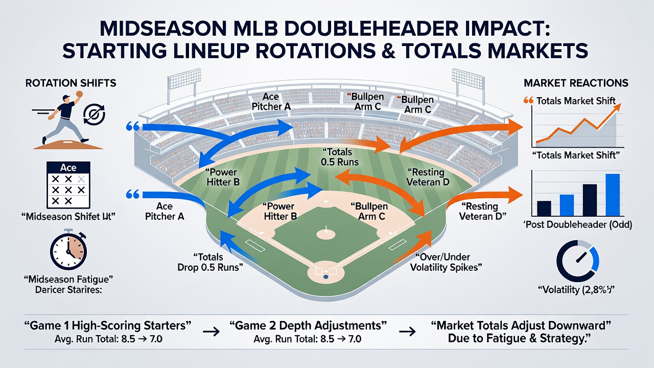 Statistische Analyse von MLB-Spielergebnissen mit Fokus auf Punktzahlen und Rotationen