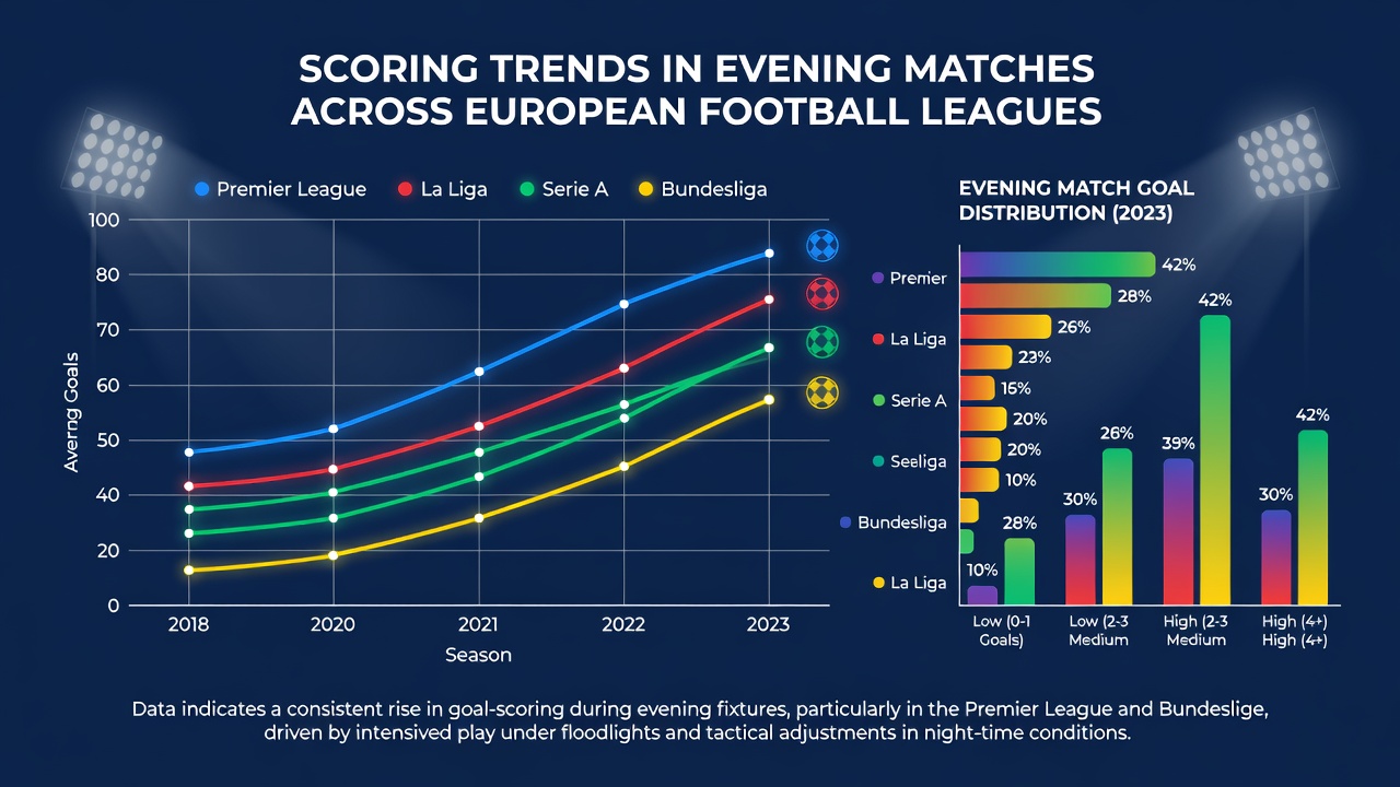 Vergleichende Torstatistiken aus europäischen Abendspielen